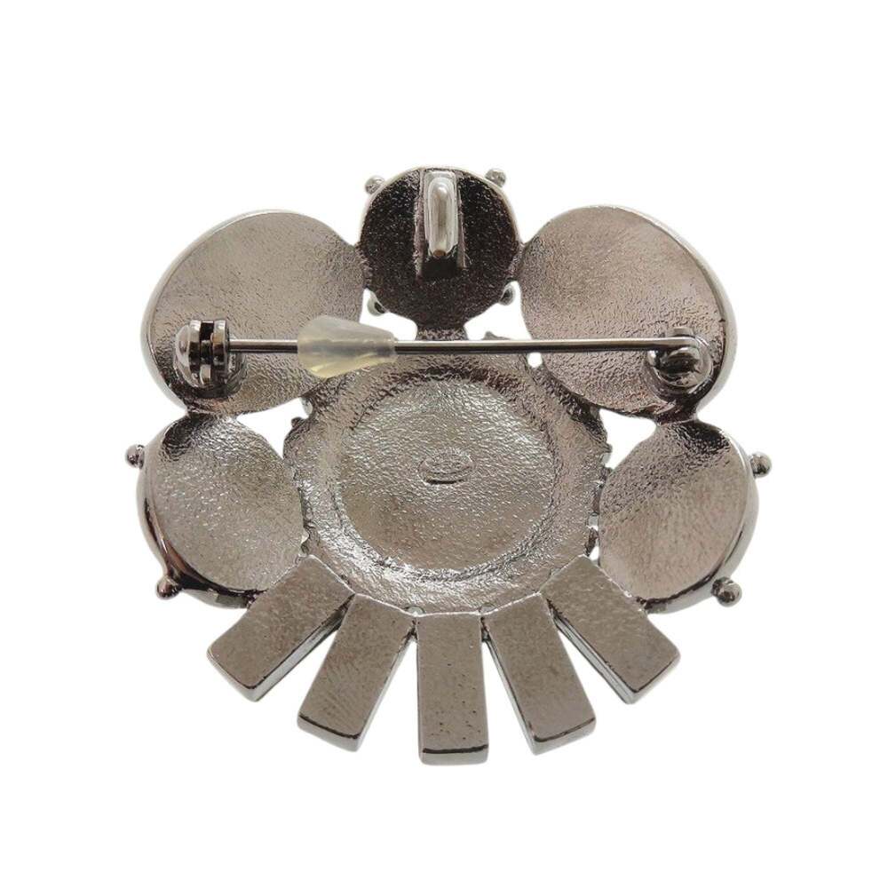 CHANEL Black Pearl Logo Brooch - Picture 3 of 4